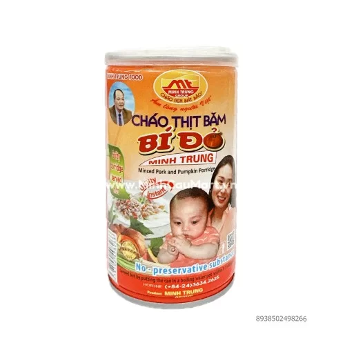 Cháo s­ươn, thịt băm Minh trung 365Gr 