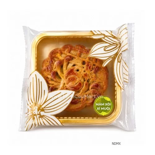 Bánh Trung thu Minh Cầu nướng, dẻo nhân Mâm xôi xí muội  150g