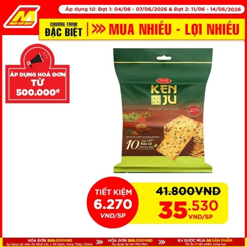 Bánh Kenji rau củ 192g