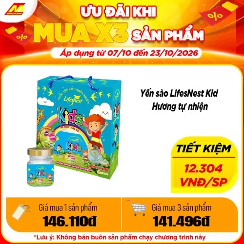 Yến sào LifesNest Kid  Hương tự nhiên