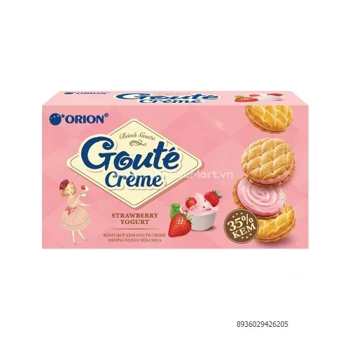 Bánh Goute Creme Dâu 6p                                                                                                                                                                                                                                   