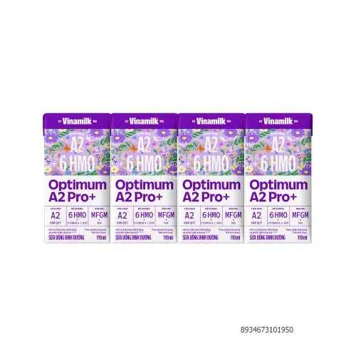 SUDD OPtimun A2 Pro+ Vinamilk 110ml                                                                                                                                                                                                                       