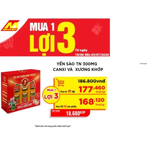 Yến sào TN 300mg  Canxi và  Xương khớp                                                                                                                                                                                                              