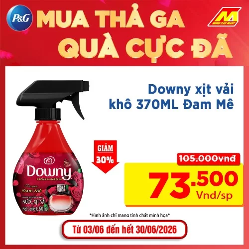 Nước Xịt Thơm Vải Downy Hương Đam Mê 370ml