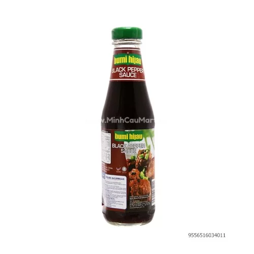 Sốt Tiêu Đen Bumi Hijau chai 340g