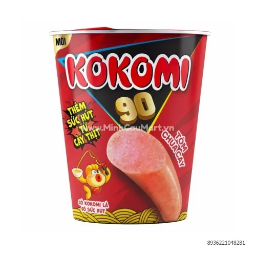 Mì Kokomi Đại 90 hộp tôm chua cay thường ngày(có thịt) 90g