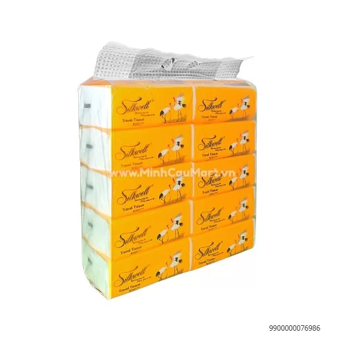 Combo siêu tiết kiệm ( bịch 10 gói giấy rút Silkwell )                                                                                                                                                                                                    