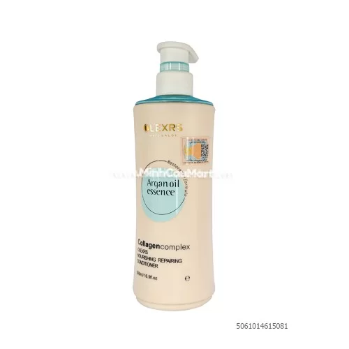 Dầu xả Olexrs trị gàu màu xanh 500ml
