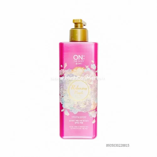 Sữa Tắm On The Body Perfume Body Wash Relaxing Purple 500g