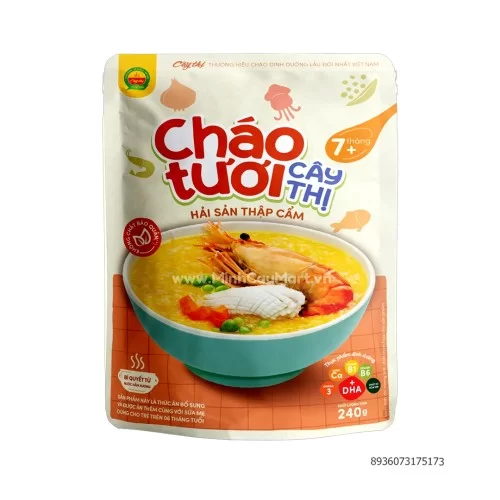 Cháo tươi hải sản thập cẩm Cây Thị 260gr