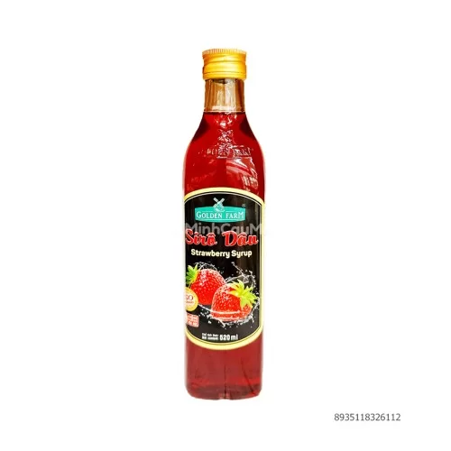 Si rô Dâu Golden Farm 520ml                                                                                                                                                                                                                               