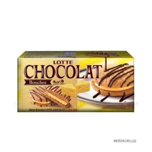 Bánh LOTTE Bouchee vị Phô mai162g                                                                                                                                                                                                                         