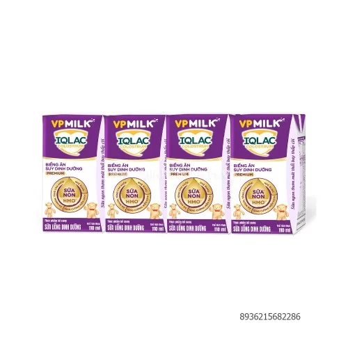 SBPS Vpmilk IQLAC biếng ăn suy dinh dưỡng 110ml 4 hôp/vỉ                                                                                                                                                                                                  