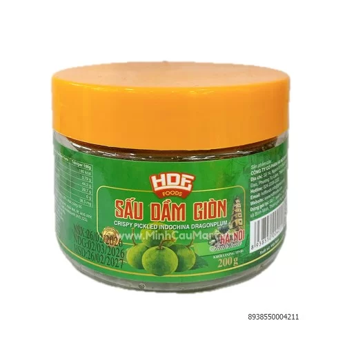 Sấu Dầm Giòn HDF Foods 200g