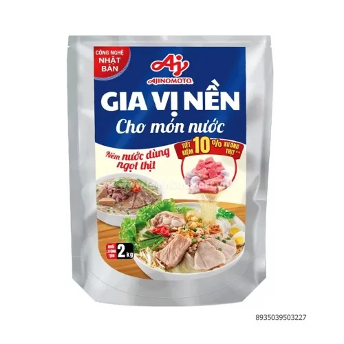 Gia Vị Nền Ajinomoto 2kg                                                                                                                                                                                                                                  