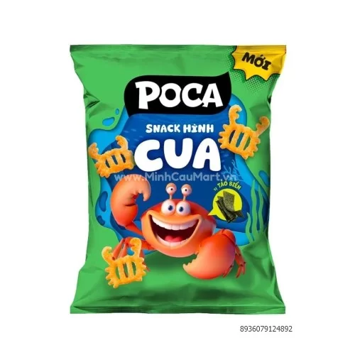 Poca Snack hình cua vị tảo biển 30g                                                                                                                                                                                                                       