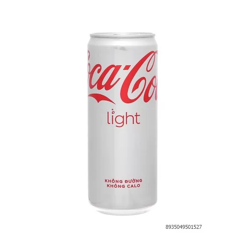 Cocacola light dành cho người ăn kiêng lon 330ml