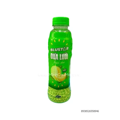 Nước trái cây Dưa lưới thạch dừa BLUSTAR 500ml