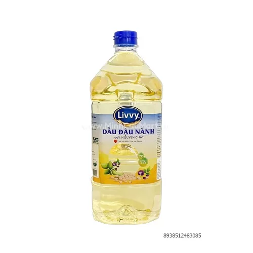 Dầu đậu nành tinh luyện Livvy 2L