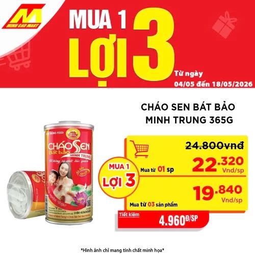 Cháo Sen Bát Bảo Minh Trung 380Ml