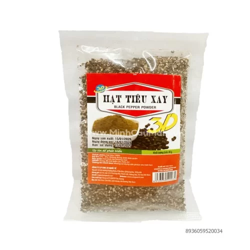 Hạt Tiêu Xay 3D 40G