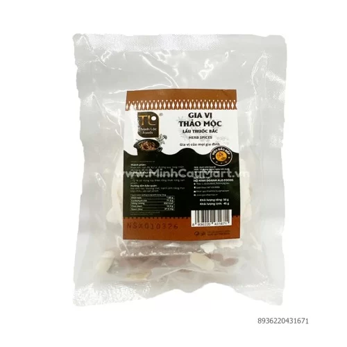 Gia vị thảo mộc lẩu thuốc bắc 50g                                                                                                                                                                                                                         