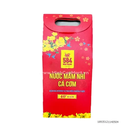 Nước mắm nhỉ cá cơm 584 Nha Trang 40 đạm 510ml