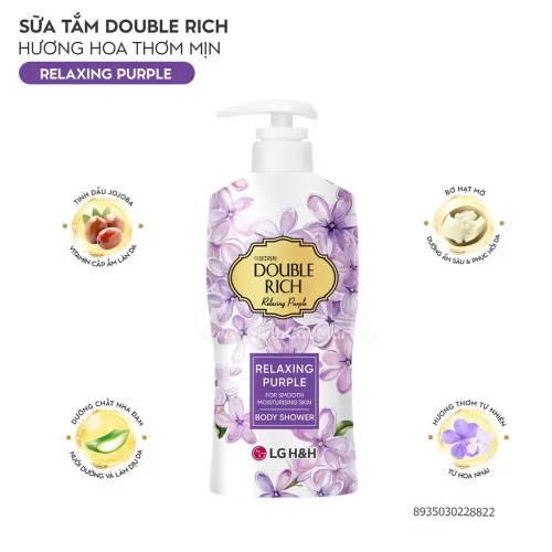 Double rich sữa tắm hương hoa nhài 550ml                                                                                                                                                                                                                  