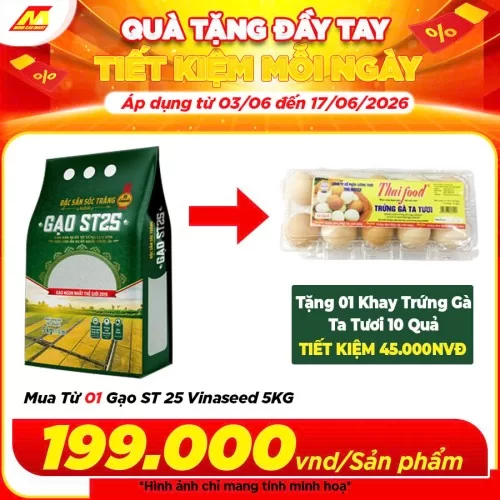 Gạo ST 25 Sóc Trăng 5KG