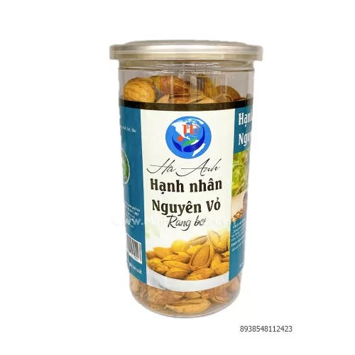 Hạt Hạnh Nhân Nguyên Vỏ Rang Bơ Hà Anh 400g