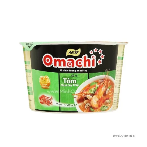 Mì dinh dưỡng khoai tây Omachi lẩu tôm càng tô 92g                                                                                                                                                                                                        