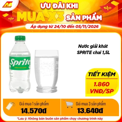 Nước giải khát SPRITE chai 1,5L