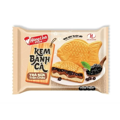 Kem bánh cá Trà sữa Trân châu                                                                                                                                                                                                                             