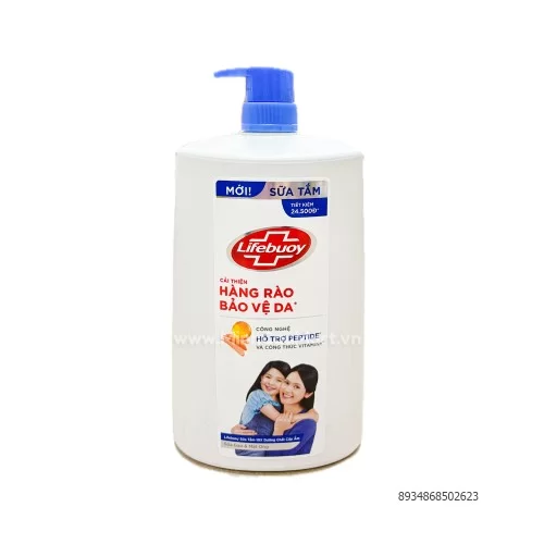Lifebuoy sữa tắm chăm sóc da xanh đậm 1.1 kg                                                                                                                                                                                                              