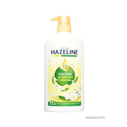 Sữa tắm Hazeline Tone Up Sữa Chua Hương Hoa Linh Lan 670g