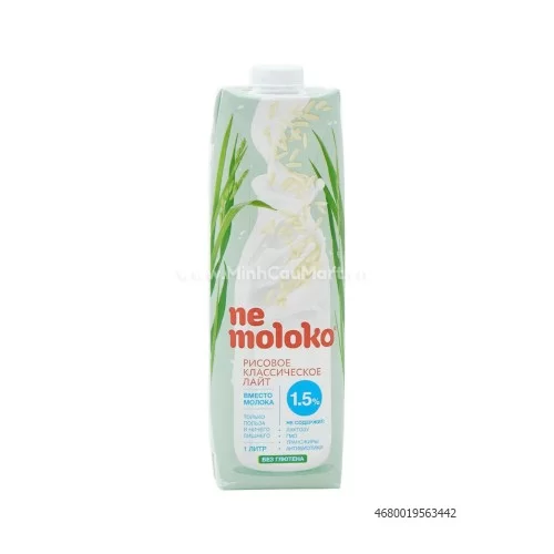 Sữa Gạo Nemoloka 1.5% chất béo 1L