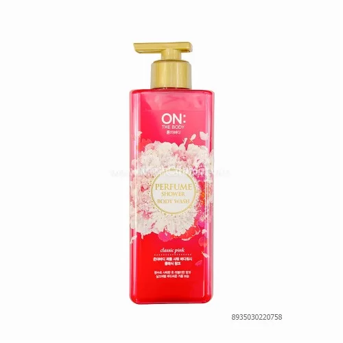 Sữa Tắm Hương Nước Hoa On The Body Perfume Shower Body Wash Classic Pink 500g hồng