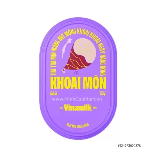 Kem mịn Vinamilk vị khoai môn 400ml                                                                                                                                                                                                                       