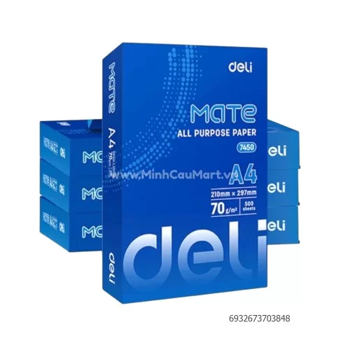 Giấy in Deli A4-70g E7450                                                                                                                                                                                                                                 