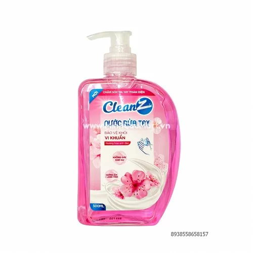 Nước rửa tay CleanZ hương anh đào 500ml
