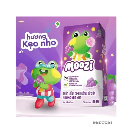 Sữa Moozi hương Kẹo Nho 110ml