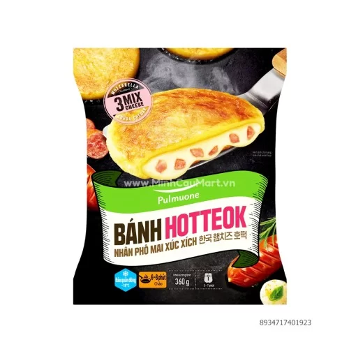 Bánh Hotteok Nhân Phô Mai Xúc Xích 360g