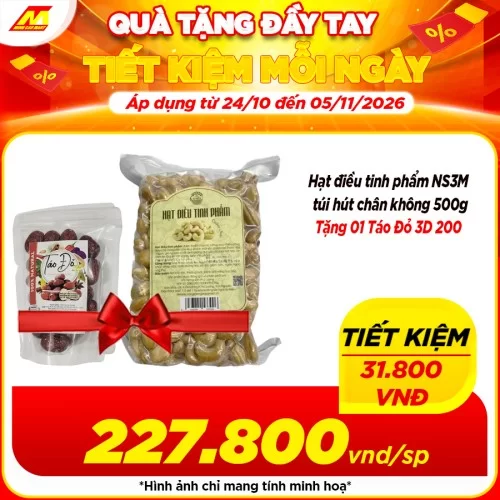 Hạt Điều Tinh Phẩm Nông Sản Ngon Ba Miền 500G