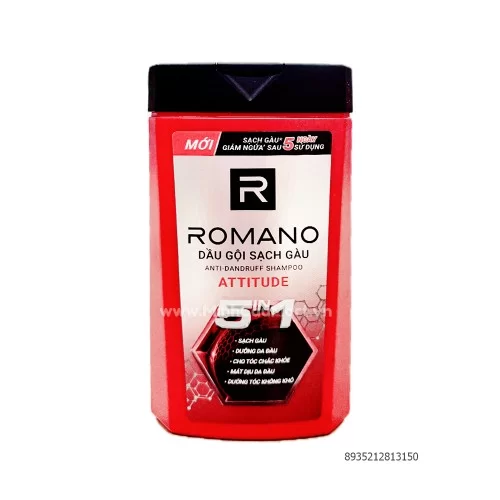 Dầu gội 5in1 Romano Attitude 180ml