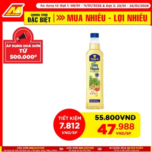 Dầu Đậu Nành Tường An 1L