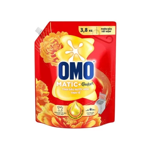 OMo nước giặt cửa trên tinh dầu nước hoa tinh tế 3.8 kg    