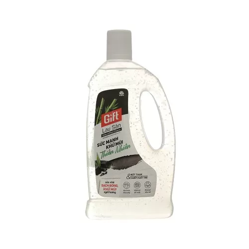Nước lau sàn Gift Natural bột than và chiết xuất tre 1 Lít  Nước lau sàn Gift Natural bột than và chiết xuất tre 1 Lít