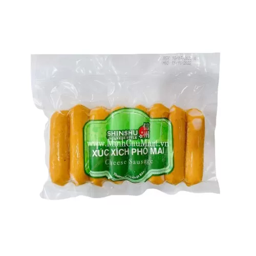 Xúc xích phô mai Shinsu 200g  Xúc xích phô mai Shinsu 200g