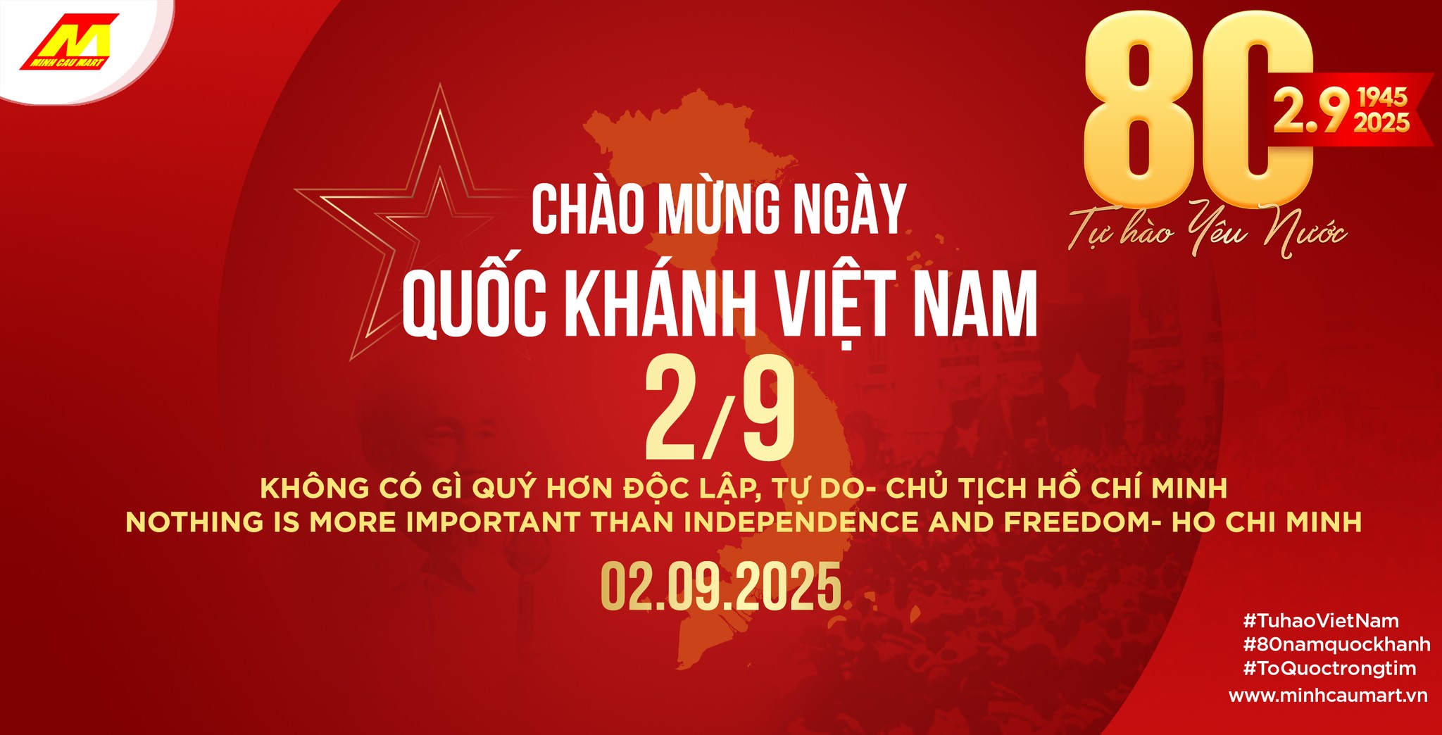 𝐂𝐇𝐀̀𝐎 𝐌𝐔̛̀𝐍𝐆 𝟖𝟎 𝐍𝐀̆𝐌 𝐐𝐔𝐎̂́𝐂 𝐊𝐇𝐀́𝐍𝐇 𝐍𝐔̛𝐎̛́𝐂 𝐂𝐎̣̂𝐍𝐆 𝐇𝐎̀𝐀 𝐗𝐀̃ 𝐇𝐎̣̂𝐈 𝐂𝐇𝐔̉ 𝐍𝐆𝐇𝐈̃𝐀 𝐕𝐈𝐄̣̂𝐓 𝐍𝐀𝐌 (𝟎𝟐/𝟎𝟗/𝟏𝟗𝟒𝟓 – 𝟎𝟐/𝟎𝟗/𝟐𝟎𝟐𝟓)