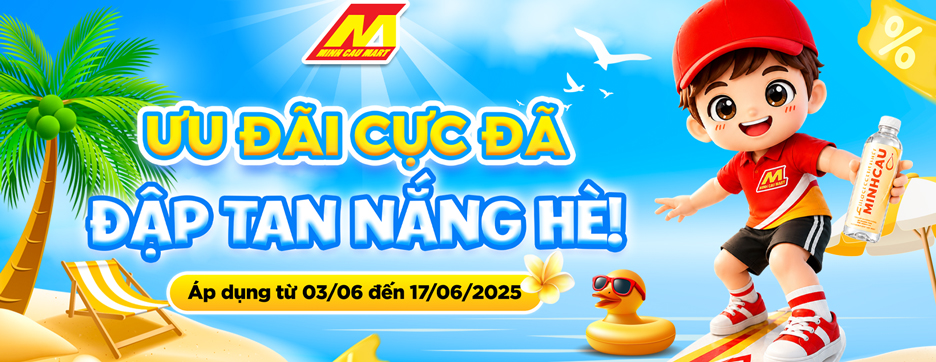 ƯU ĐÃI CỰC ĐÃ – ĐẬP TAN NẮNG HÈ
